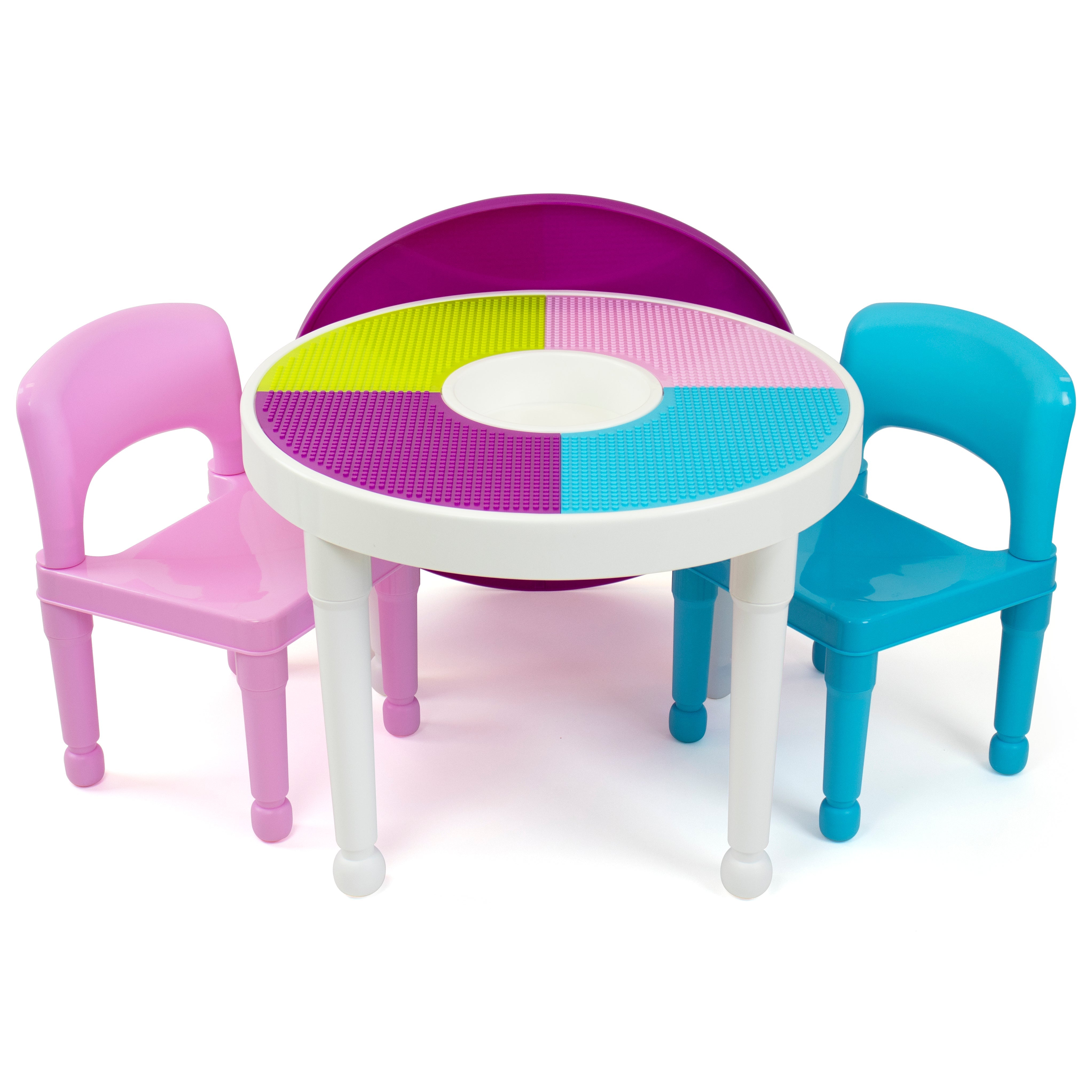 Forever 2-in-1 Building Block Compatible Activity Table