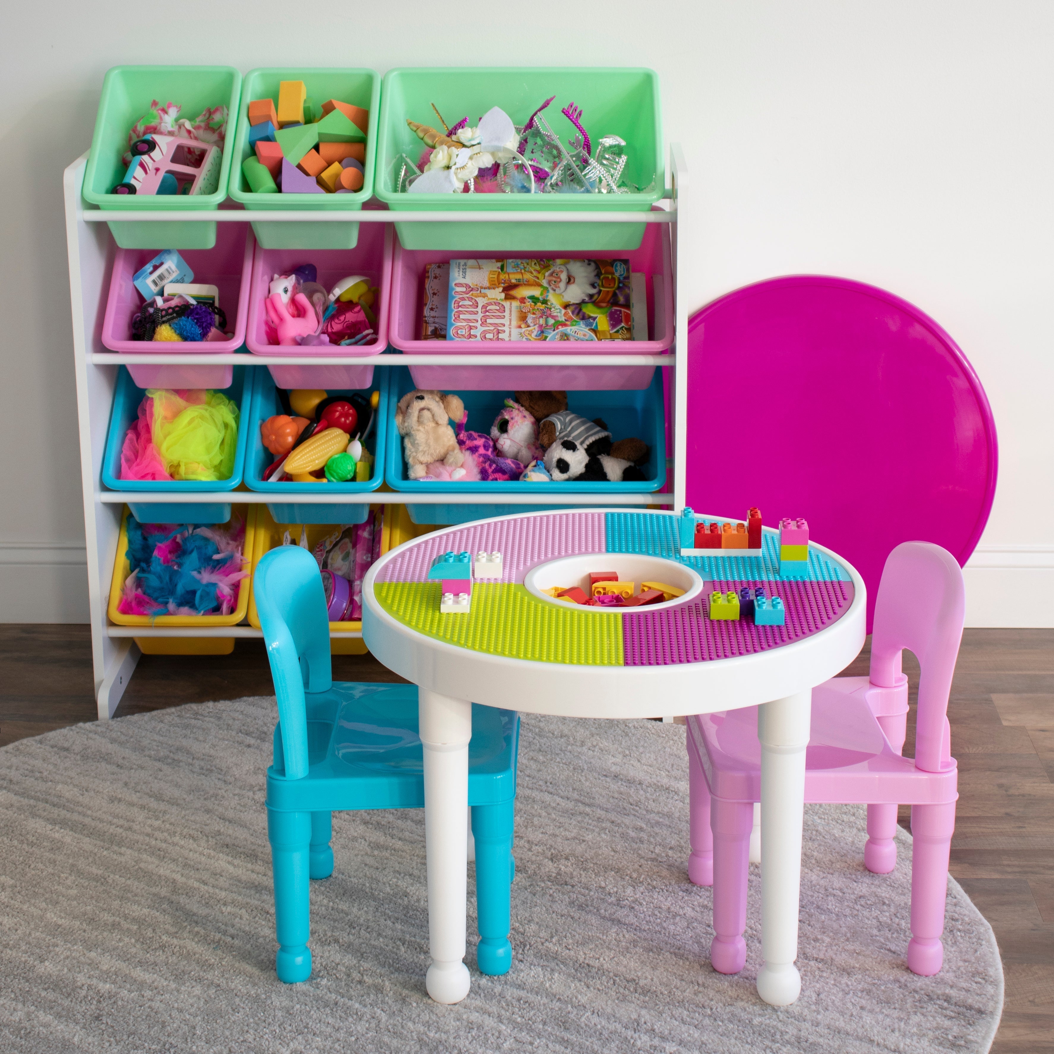 Forever 2-in-1 Building Block Compatible Activity Table