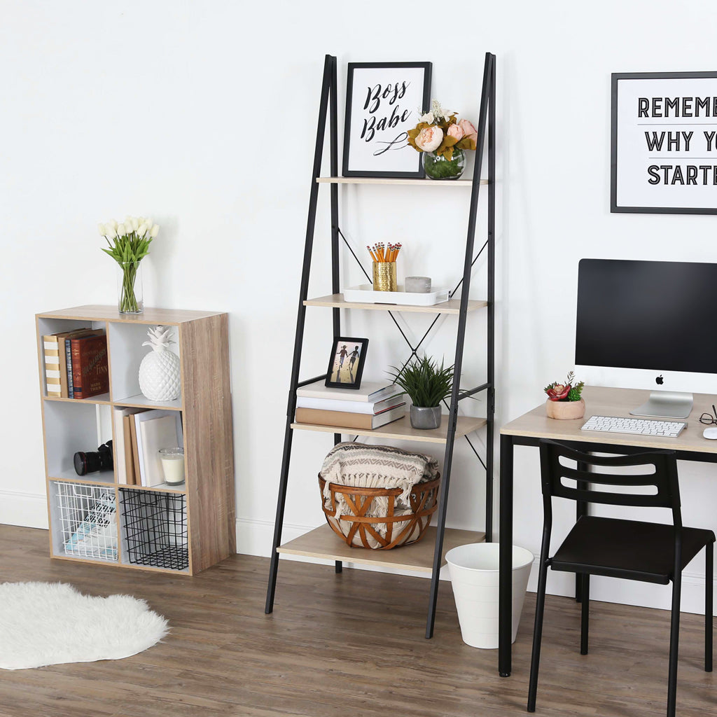 Stanton 4 Shelf Ladder Bookcase