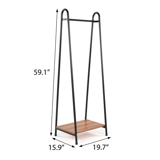 Stanton Clothing Rack with Shelf