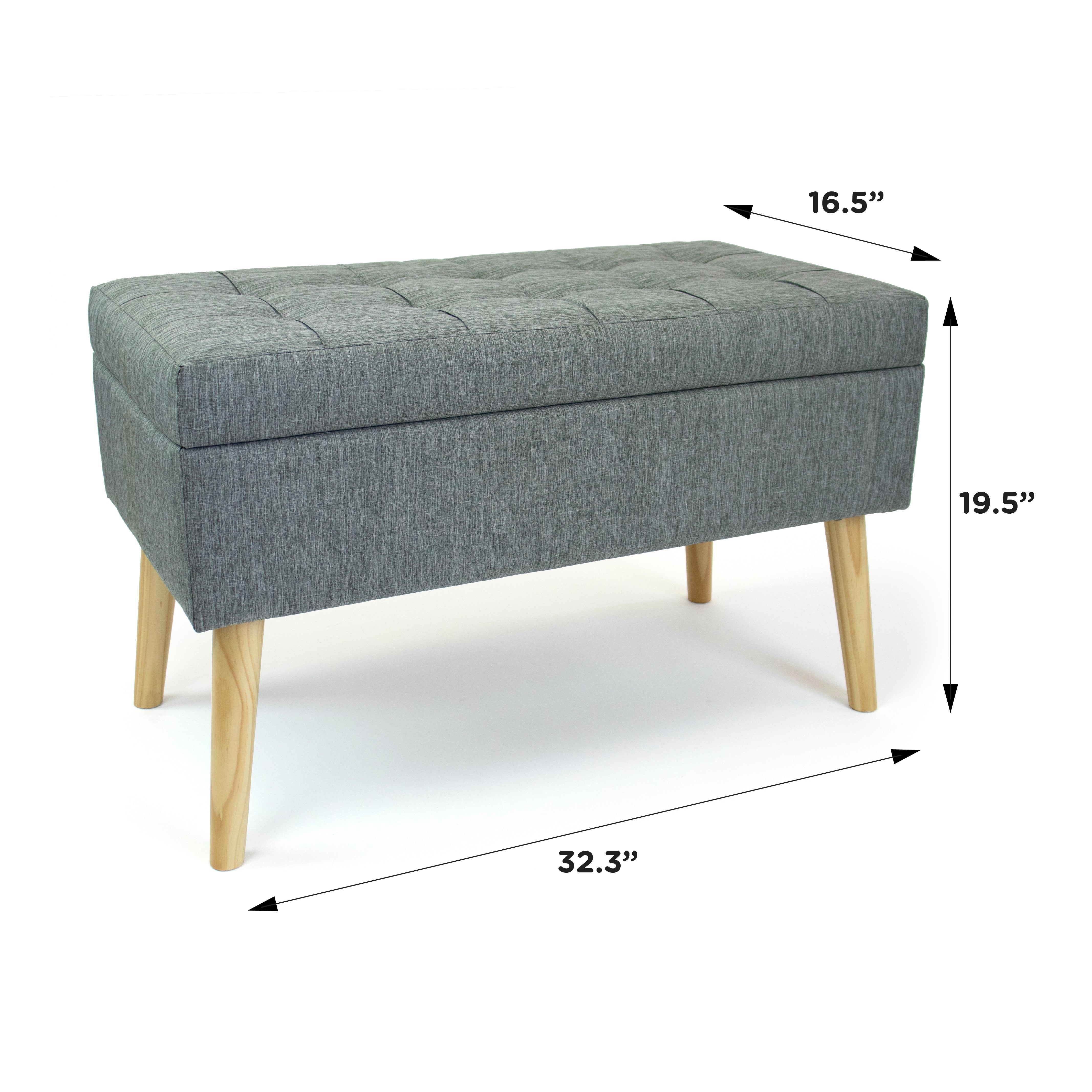 Brooklyn Storage Ottoman Bench