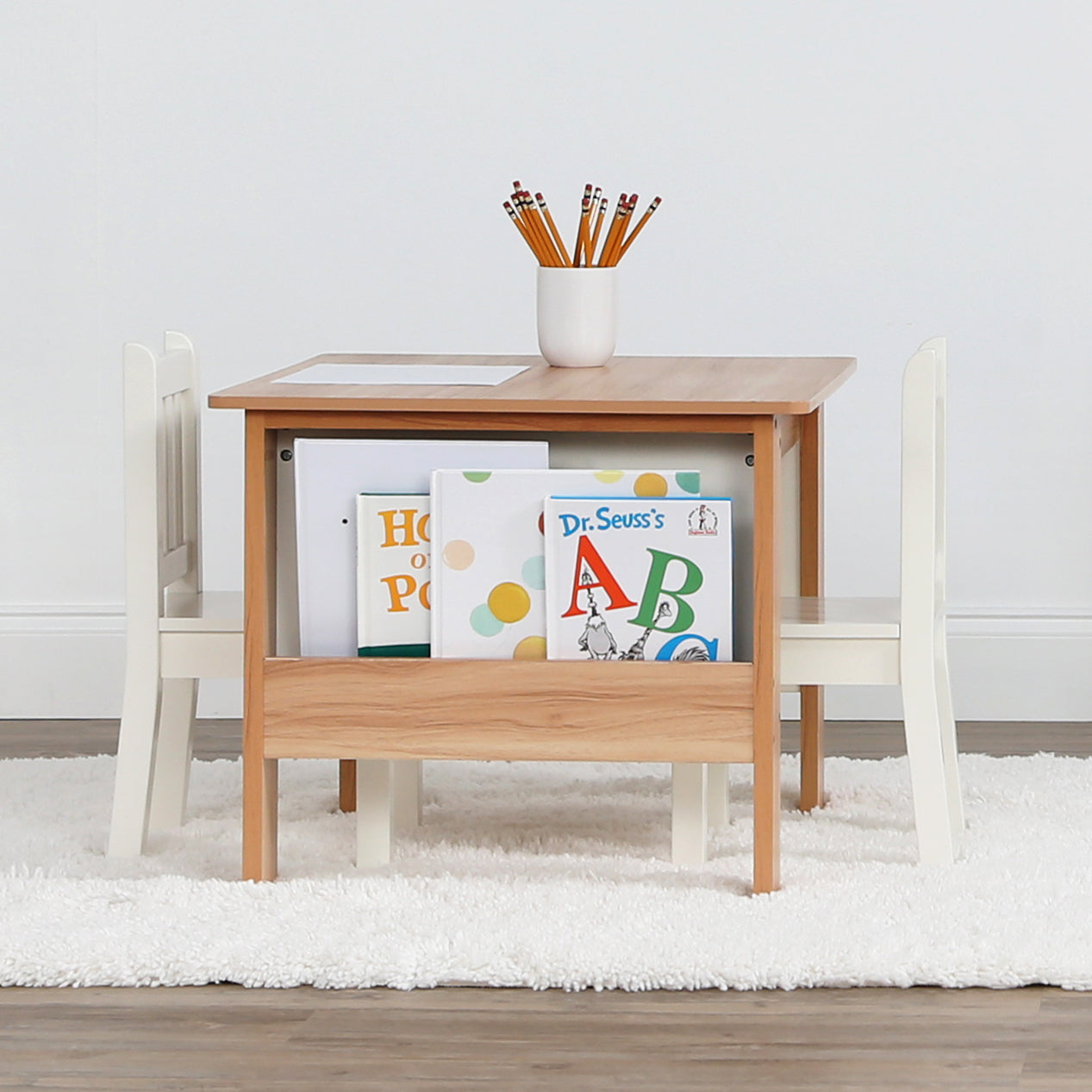 Journey Book Rack Table & 2 Chairs