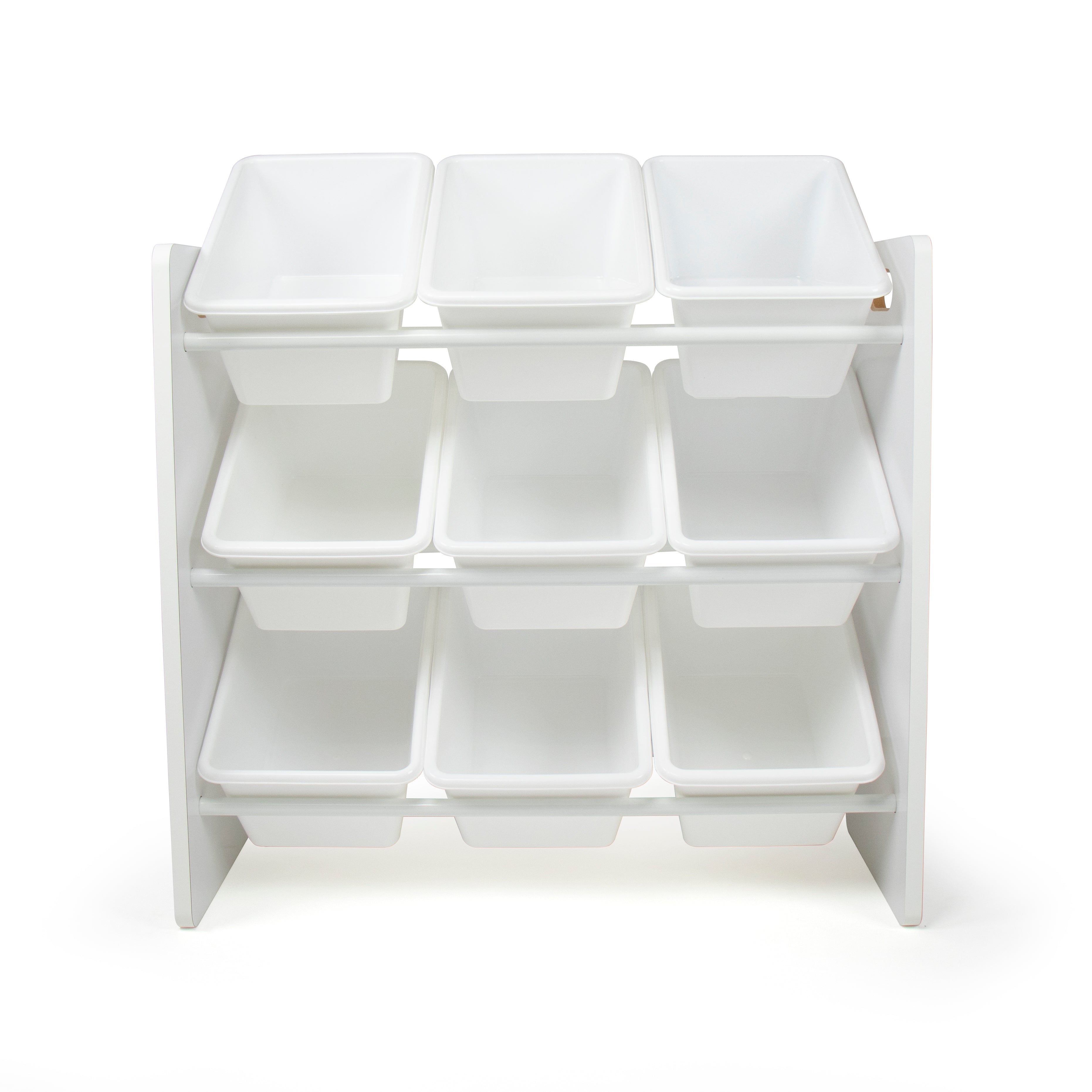 Cambridge White Toy Storage Organizer with 9 Storage Bins