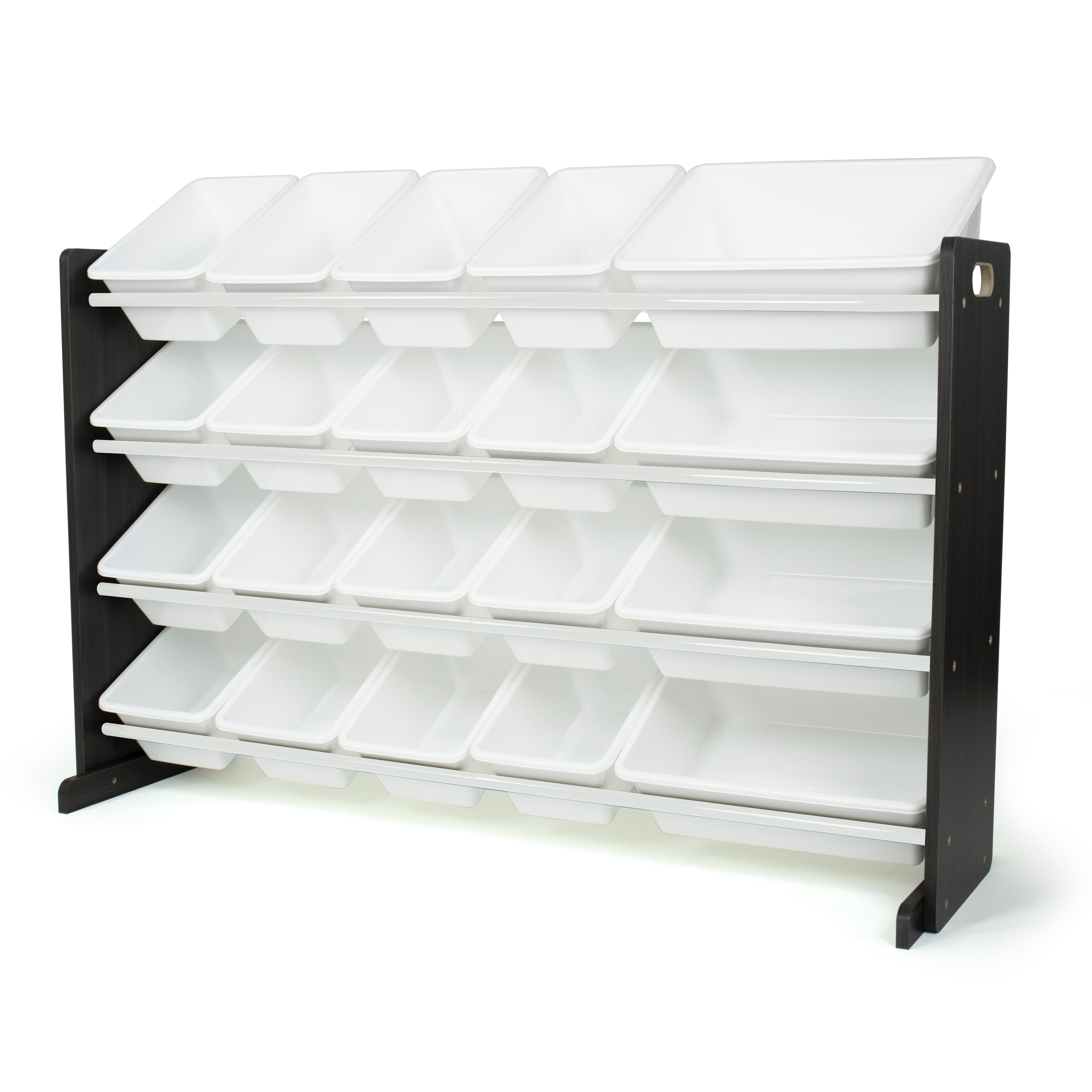 Espresso Extra Large Toy Storage Organizer with 20 Storage Bins