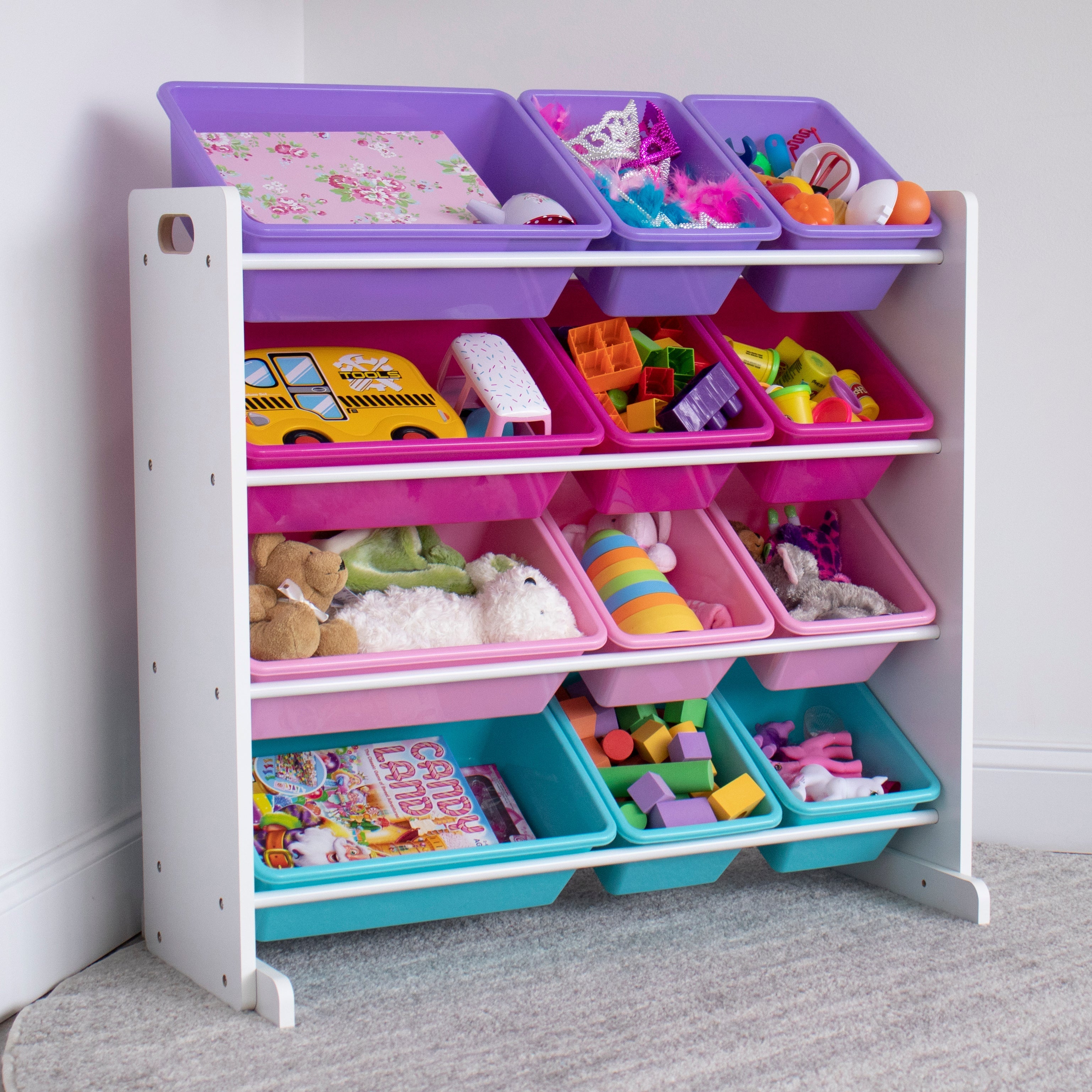 Forever Toy Storage Organizer with 12 Storage Bins