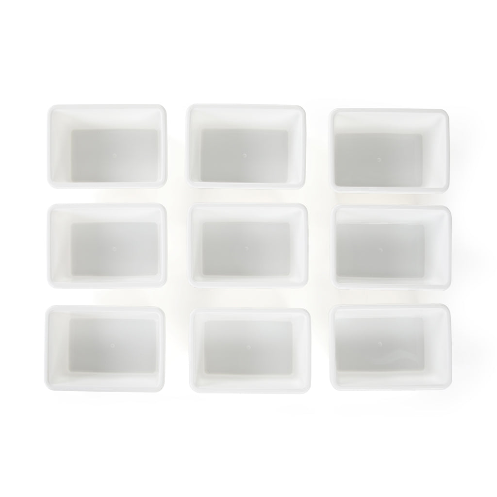 Inspire Grey and White 9-Bin Toy Organizer
