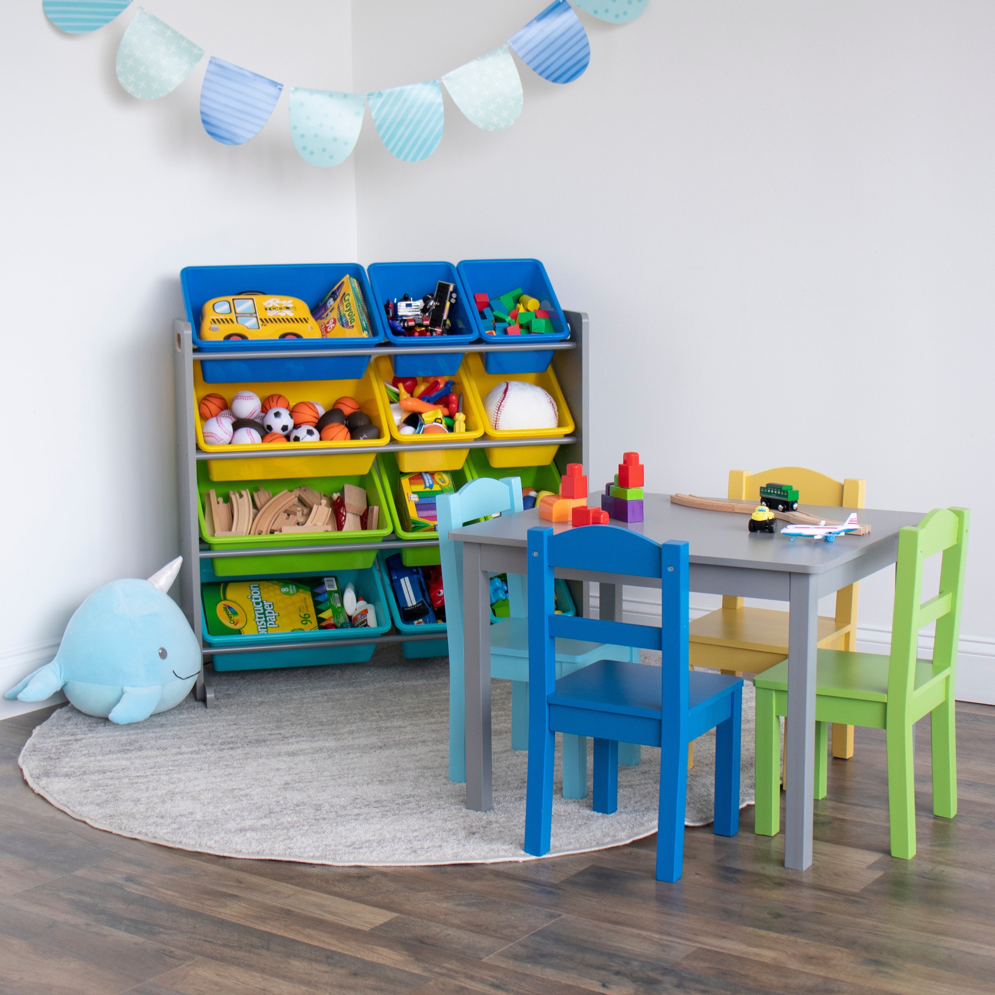 Elements Toy Storage Organizer with 12 Storage Bins