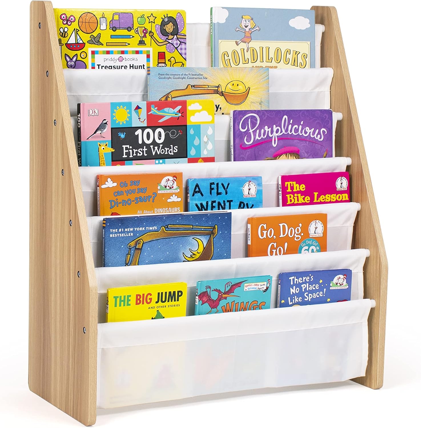 Humble Crew Journey Super Size 6 Tier Kids Book Rack - Thumbnail 4