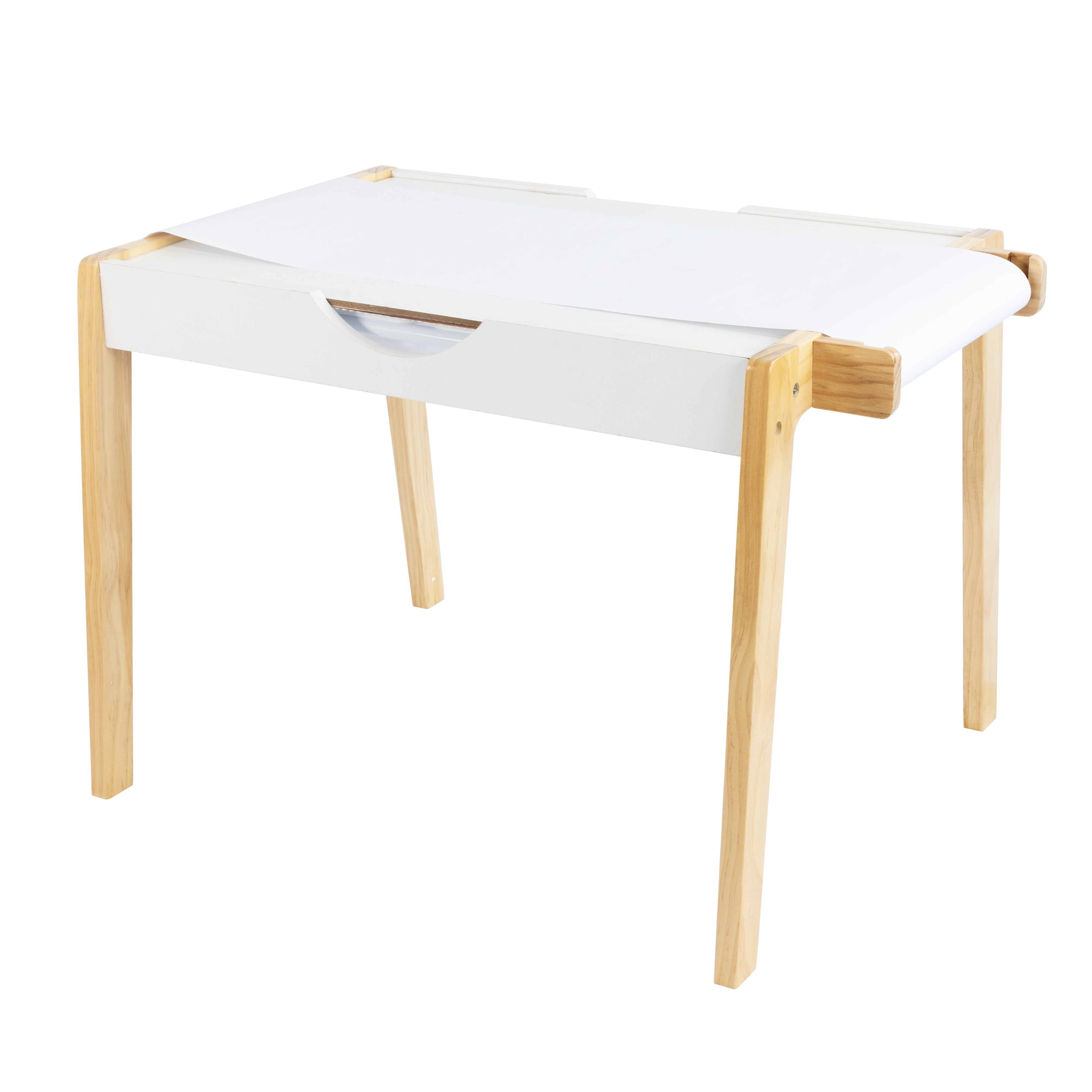 Humble Crew Kids 3-in-1 Activity Table with Markers, Building Bricks & 12-Bin Toy Storage Organizer