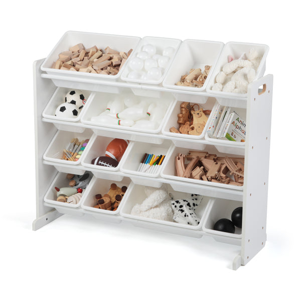 Cambridge Extra Large Kids' Toy Storage Organizer With 20 Storage Bins  White - Humble Crew : Target