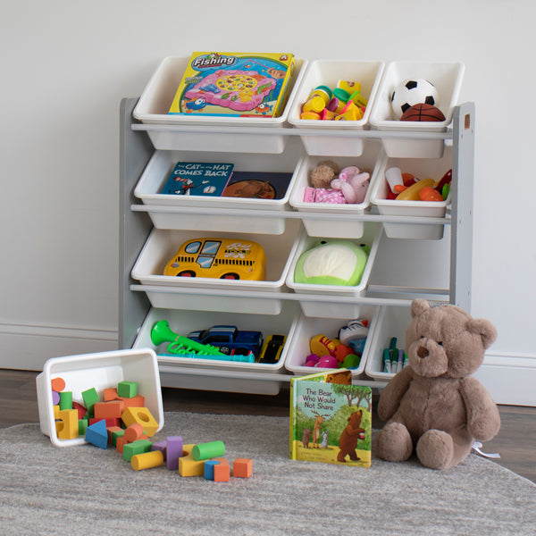 Elements Kids' Toy Storage Organizer With 12 Storage Bins - Humble Crew :  Target